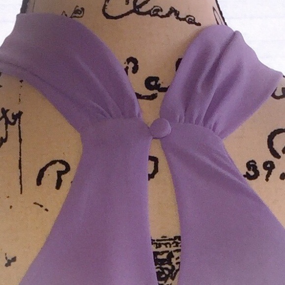 LAST ONE (M) New Lavender Halter Top - Picture 6 of 7